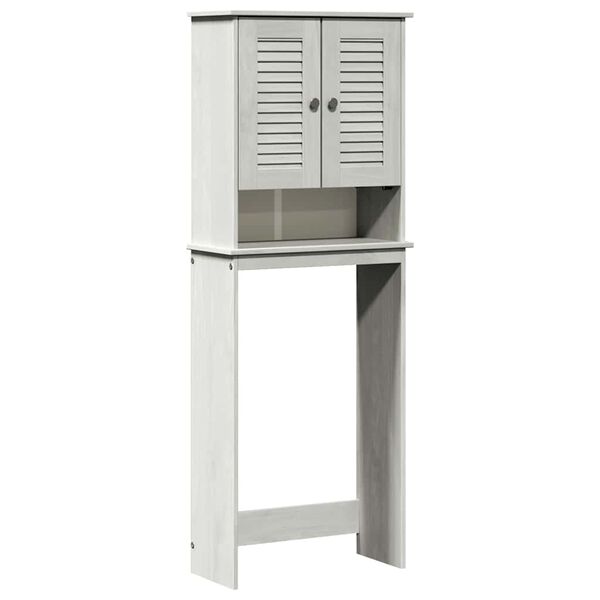 vidaXL Armoire de toilette avec &eacute;tag&egrave;re VIGO Blanc et Blanc Antique
