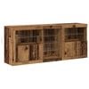 vidaXL Buffet LED Bois ancien 162 x 37 x 67 cm Bois d'ing&eacute;nierie