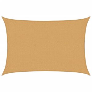 vidaXL Voile d'ombrage 160 g/m&sup2; rectangulaire sable 2x2,5 m PEHD
