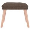 vidaXL Repose-pied Taupe 45x29,5x35 cm Tissu