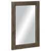 vidaXL Miroir de salle de bain gris 50x3x70 cm bois de manguier massif