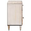 vidaXL Armoire de lit Blanc 50 x 33 x 60 cm Bois de mangue massif
