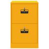 vidaXL Cabinet de Dossier Jaune moutarde 44 x 50 x 106.5 cm