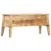 vidaXL Bo&icirc;te de rangement 99x35x48 cm Bois de manguier solide