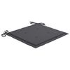 vidaXL Chaises de jardin lot de 6 et coussins anthracite Bois de teck