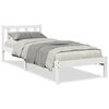 vidaXL Cadre de lit extra long sans matelas 100x220 cm bois massif pin