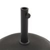 vidaXL Socle de parasol Noir B&eacute;ton Rond 25 kg