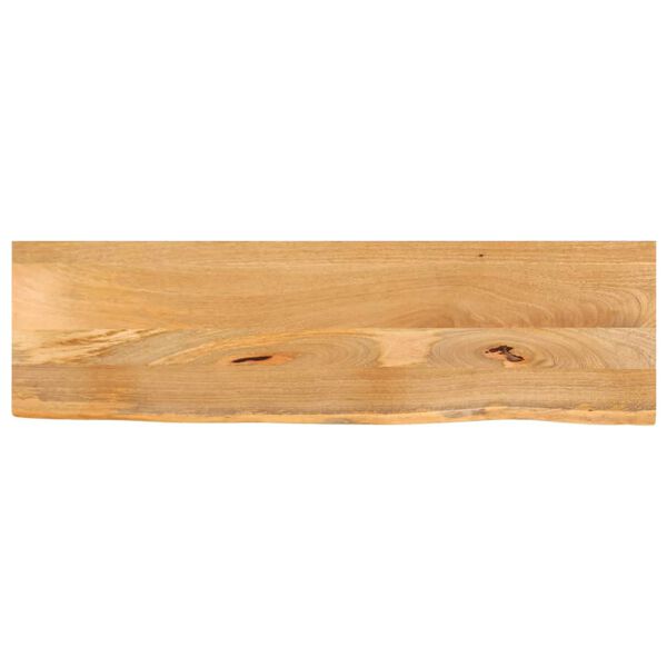 vidaXL Dessus de table &agrave; bord vivant 100x20x3,8cm bois massif manguier