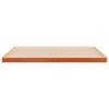 vidaXL Cadre de lit sans matelas cire marron 200x200cm bois pin massif