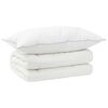vidaXL Ensemble de couette et d'oreiller 2 pc 140x200 cm Hiver 450 GSM