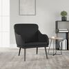 vidaXL Fauteuil Noir 63x76x80 cm Similicuir