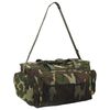 vidaXL Sac de p&ecirc;che imperm&eacute;able vert camouflage tissu oxford