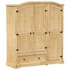 vidaXL Garde-robe Corona 151,5x52x170 cm bois de pin massif