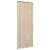 vidaXL Rideau de porte anti-insectes multicolore 90 x 200 cm Bambou