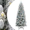 vidaXL Sapin de No&euml;l artificiel Blanc 240 cm