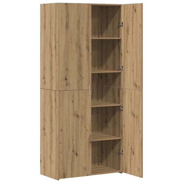 vidaXL Haut Armoire 2 pcs Ch&ecirc;ne artisanal 80 x 42 x 185 cm