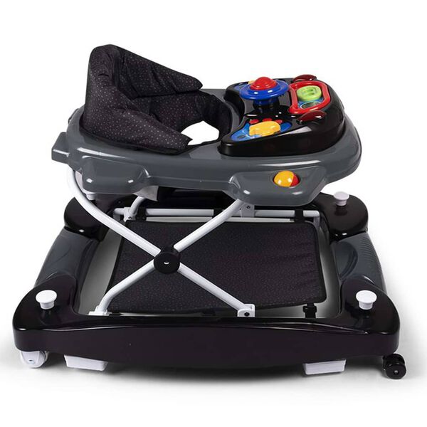 Baninni Trotteur b&eacute;b&eacute; 2 en 1 Classic Noir Motif &agrave; pois