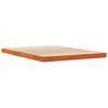 vidaXL Cadre de lit sans matelas cire marron 140x190cm bois pin massif