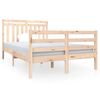 vidaXL Cadre de lit sans matelas bois massif