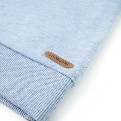 Sweatshirt pour enfants mélange bleu pâle 92
