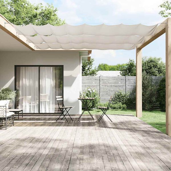 vidaXL Auvent vertical Blanc 60x600 cm Tissu oxford