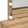 vidaXL Table de Toilette avec tiroir Ch&ecirc;ne artisanal 100 x 40 x 120 cm