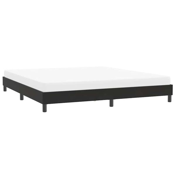 vidaXL Cadre de lit sans matelas noir 200x220 cm velours