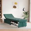 vidaXL Canap&eacute;-Lit Vert fonc&eacute; 194 x 67 x 82 cm Velours