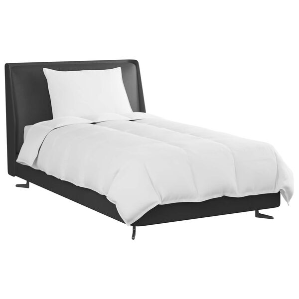 vidaXL Duvet d'été simple avec oreiller 2 pcs Blanc Plume de canard