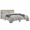 vidaXL Cadre de lit sans matelas ch&ecirc;ne sonoma 120x190 cm