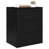 vidaXL Cabinet de chevet Chêne noir 50 x 36 x 60 cm Bois d'ingénierie