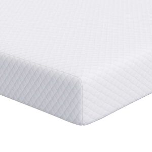 vidaXL Surmatelas Blanc 80 x 200 cm Tissu Jacquard
