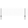 vidaXL Cl&ocirc;ture avec poteau Gris 0,6 x 50 m Acier et PVC