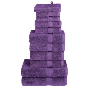 vidaXL Ensemble de serviettes de qualit&eacute; sup&eacute;rieure SOLUND 12 pcs