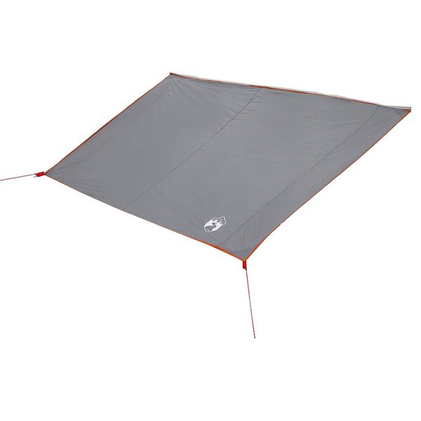 vidaXL Tarp r&eacute;sistant &agrave; l'eau Gris et orange