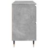 vidaXL Armoire salle de bain gris b&eacute;ton 80x33x60cm bois d'ing&eacute;nierie