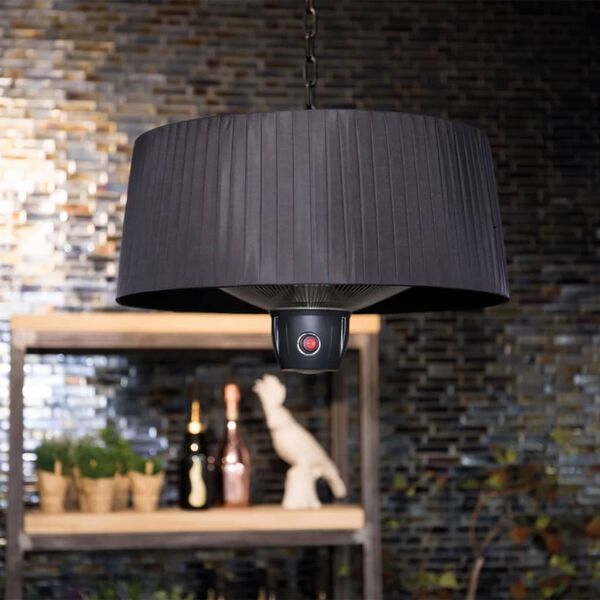 Sunred Chauffage suspendu Artix compact 1500W Halog&egrave;ne Noir ARTIX C-HB