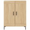 vidaXL Buffet haut Chêne sonoma 69,5x34x180 cm Bois d'ingénierie