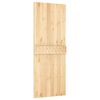 vidaXL Porte NARVIK Naturel 80 x 210 cm Bois de pin massif