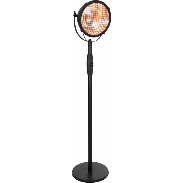 Sunred Chauffage sur pied Indus 2100 W Halog&egrave;ne Noir