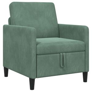 vidaXL Sofa avec rangement Vert Mer 72 x 78 x 87 cm Polyester