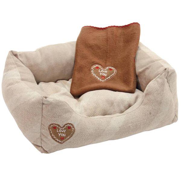 Kerbl Lit pour chiens Love You 61 x 48 x 18 cm Beige 81262