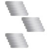 vidaXL Clôture de pelouse 15 pcs Acier galvanisé 100x20 cm