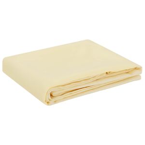 vidaXL Tissu de Table Carr&eacute; Cr&egrave;me blanc 90 x 90 cm Polyester