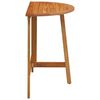 vidaXL Table de Jardin Marron 78 x 46 x 75 cm Bois d'acacia massif