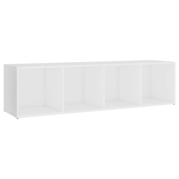 vidaXL Ensemble de meubles TV 5 pcs Blanc Bois d'ingénierie