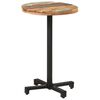 vidaXL Table de bistro Ronde &Oslash;50x75 cm Bois de r&eacute;cup&eacute;ration massif