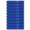 vidaXL Serviettes FROGN 10 pcs bleu 100x200 cm 360 g/m&sup2;