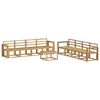 vidaXL Ensemble de canap&eacute;s d'ext&eacute;rieur 9 pcs Blanc 59 x 59 x 37 cm