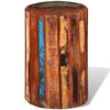 vidaXL Tabouret Bois de r&eacute;cup&eacute;ration massif